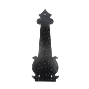 ALCAYATA FORJADA APLIQUÉ NEGRA 18"