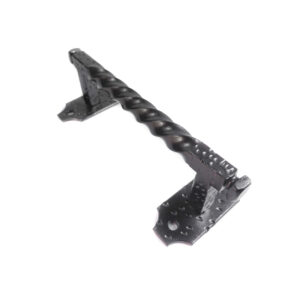 MANILLA DOBLE BASE MARTILLADA NEGRA 7"
