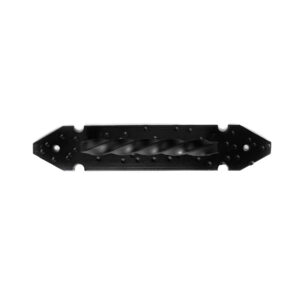 MANILLA MONO BASE MARTILLADA NEGRA 10"
