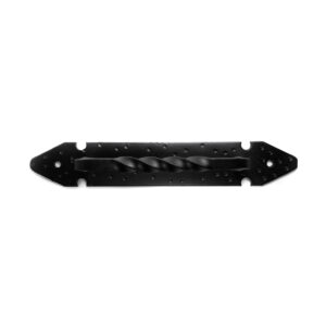 MANILLA MONO BASE MARTILLADA NEGRA 12"