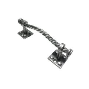 MANILLA TRENZADA CURVA METAL 9"